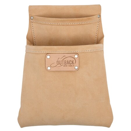 Ox Tools Tradesman Suede 2 Pocket Fastener Bag OX-T263202